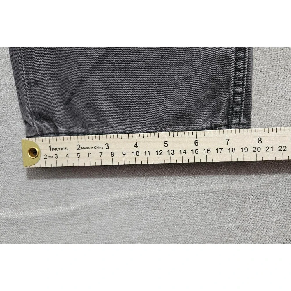 Levis 514 Straight Fit Jeans Mens 32x32 Charcoal Gray Dark Wash Denim‎ Pants